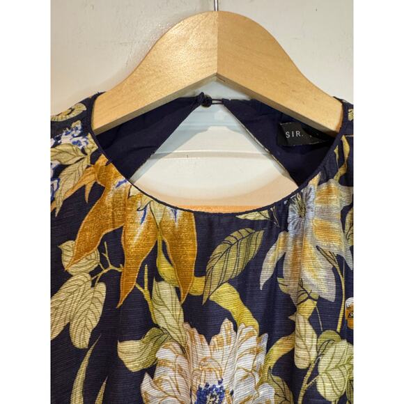 SIR. Lillian Open Back Mini Dress Size M 2 Delia Print - Picture 13 of 17